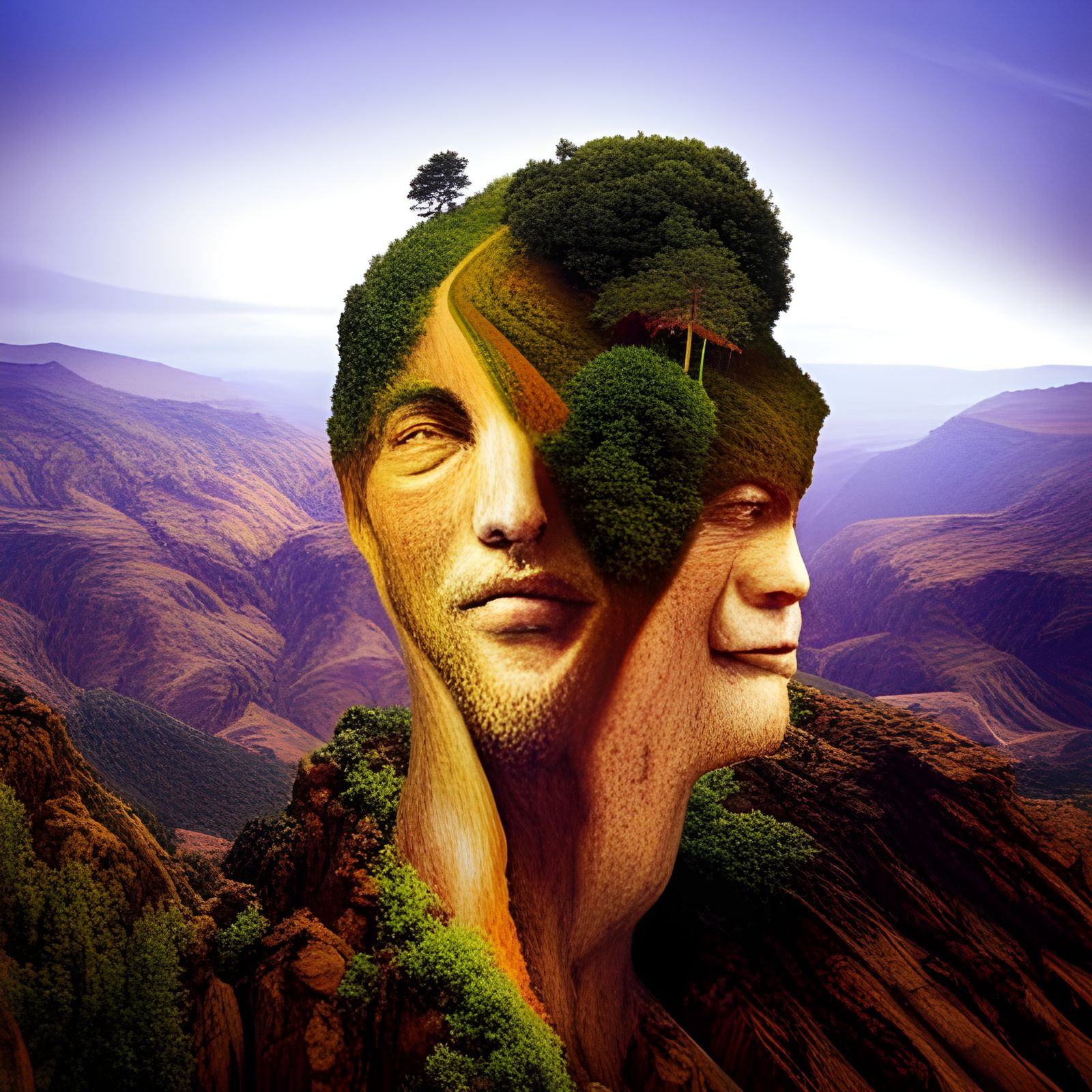 Faces Hidden in Nature: Optical Illusion Art