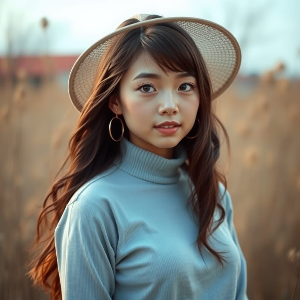 Warrior Woman with Ornate Sword and Gold Accents