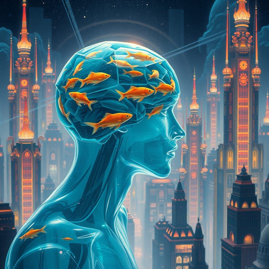 Celestial Shaman in City of Gods: Dreamlike Surrealism