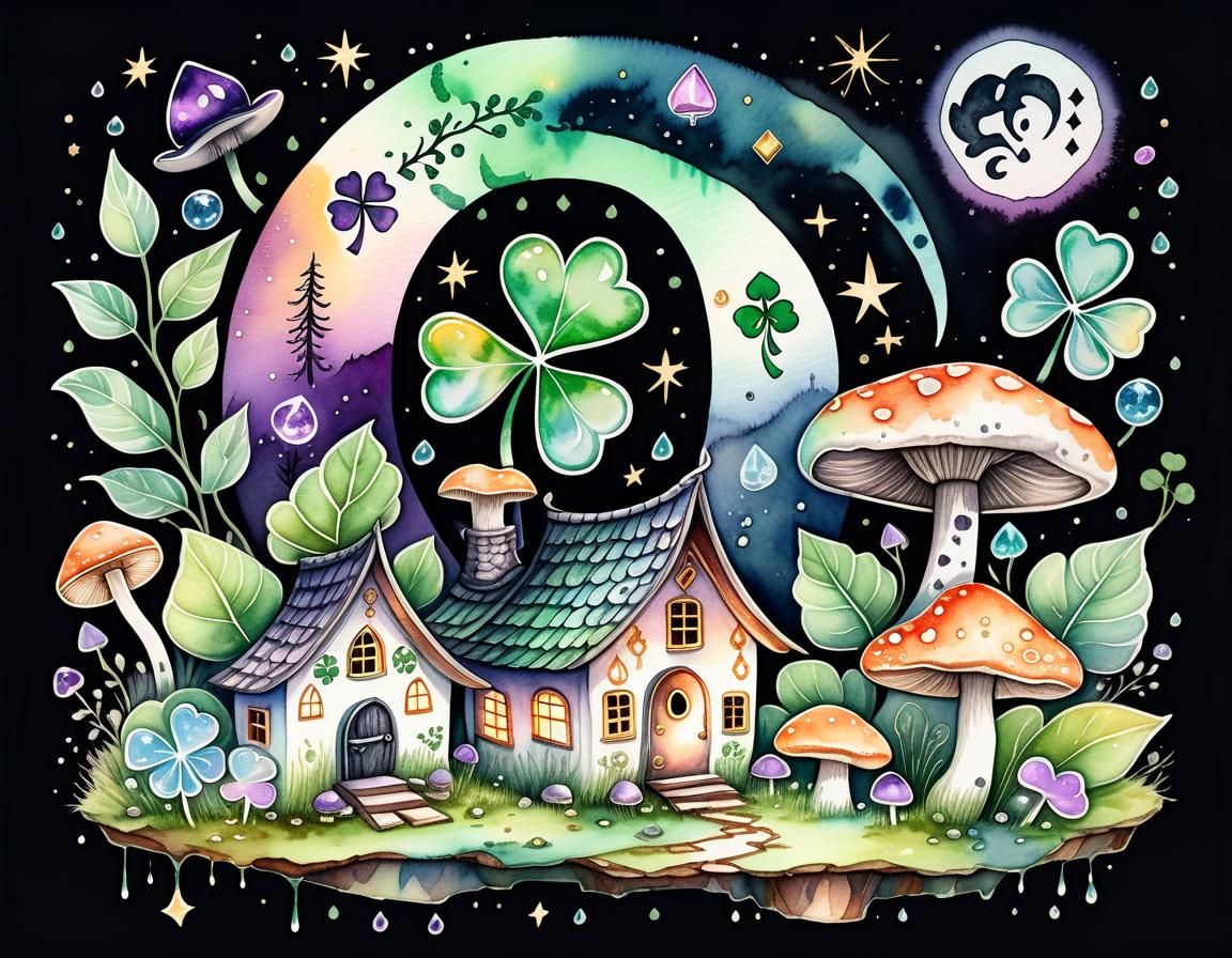 Lucky Charms: Whimsical Pagan Home in Pastel Goth