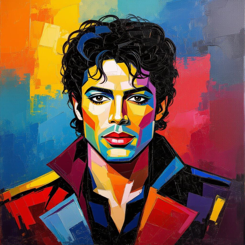 Michael Jackson 'Thriller' in Expressionist Style
