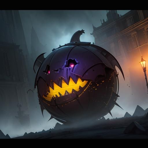 Vampire Pac-Man: Dark Fantasy Concept Art