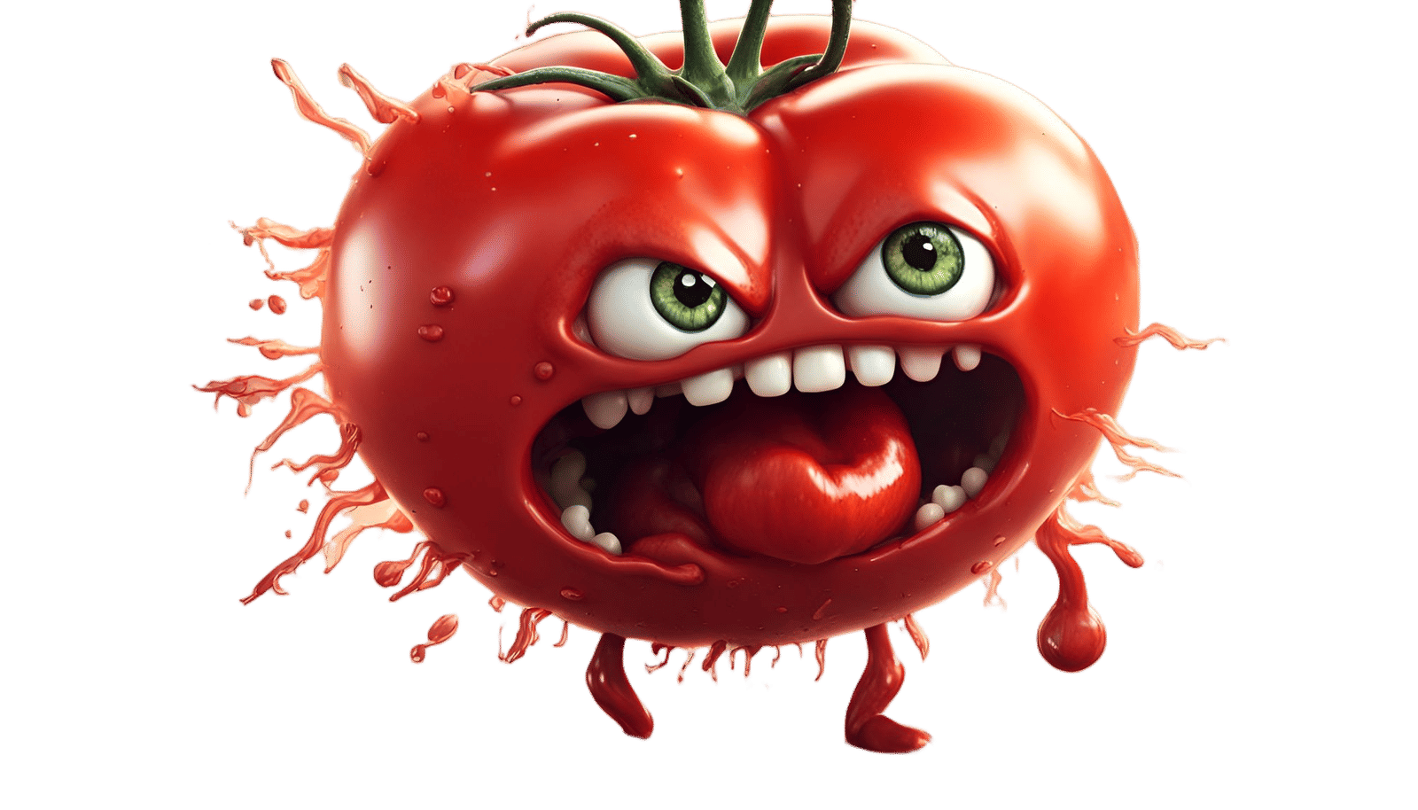 Cute adorable tomato