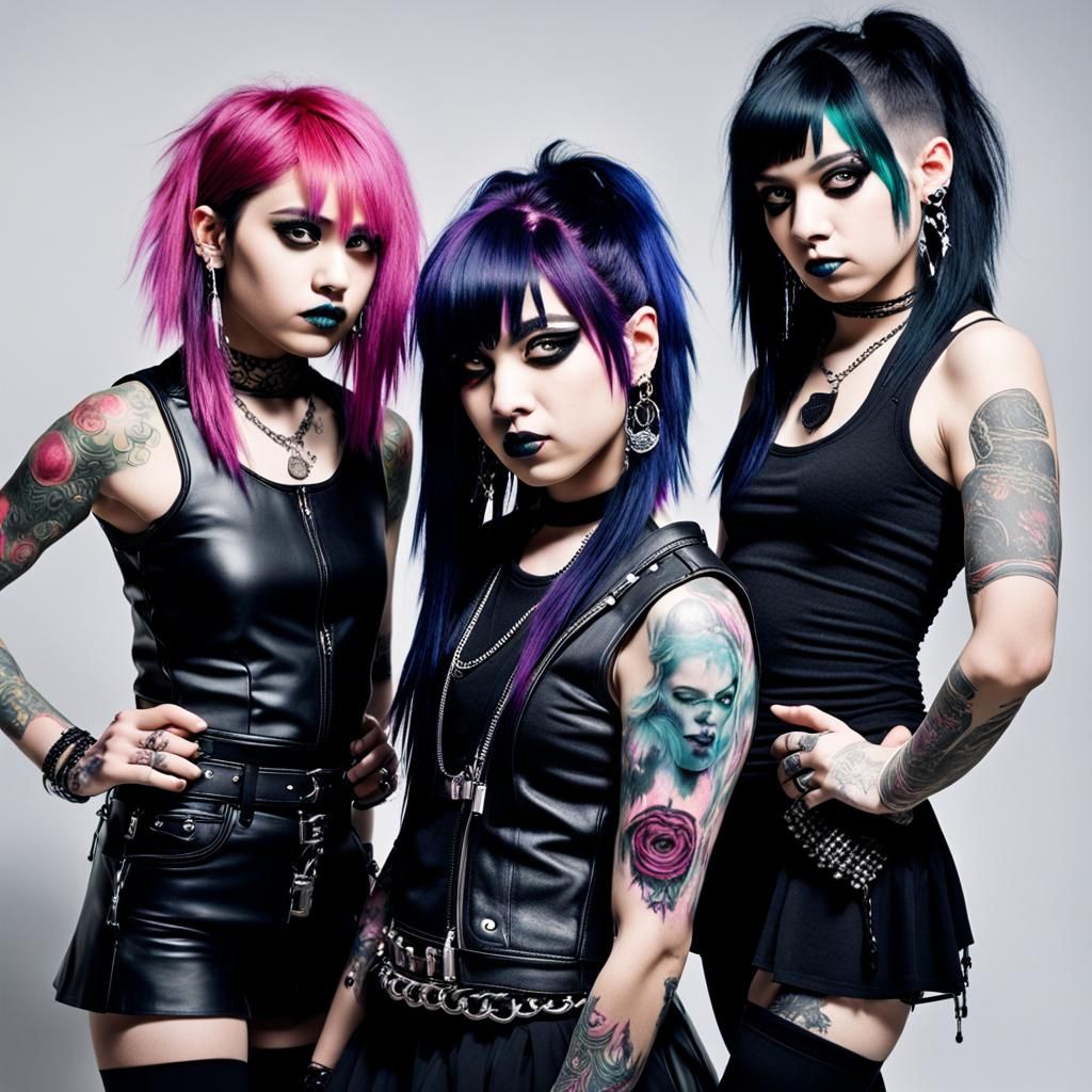 All-Female Goth Band 'Emo Lemonade' on Stage
