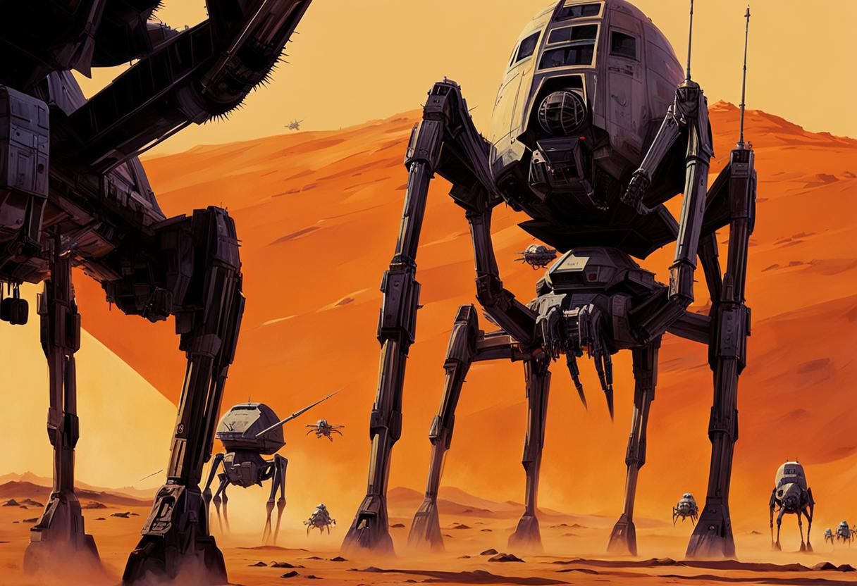 Some-Terrain Spider-Tank (STST) Invasion!