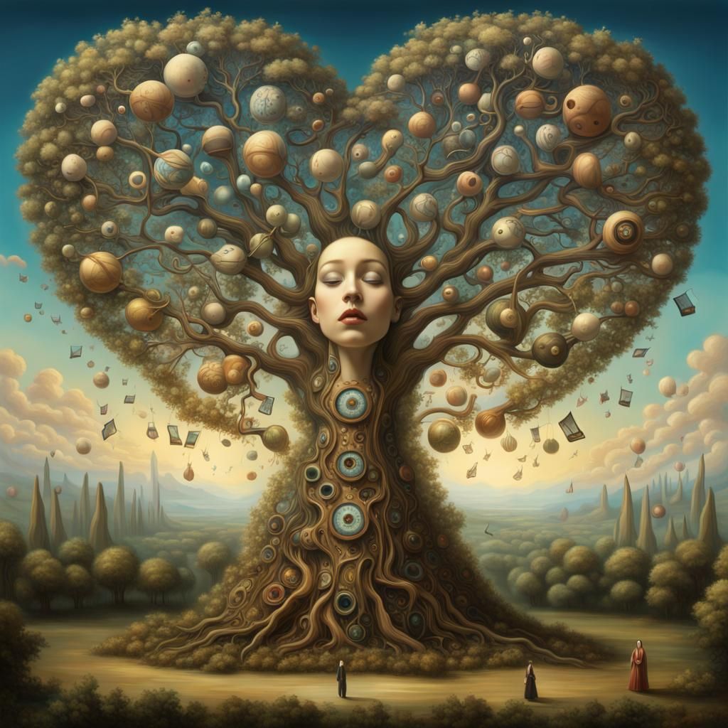 Surreal Cosmic Orchestra of Singing Trees