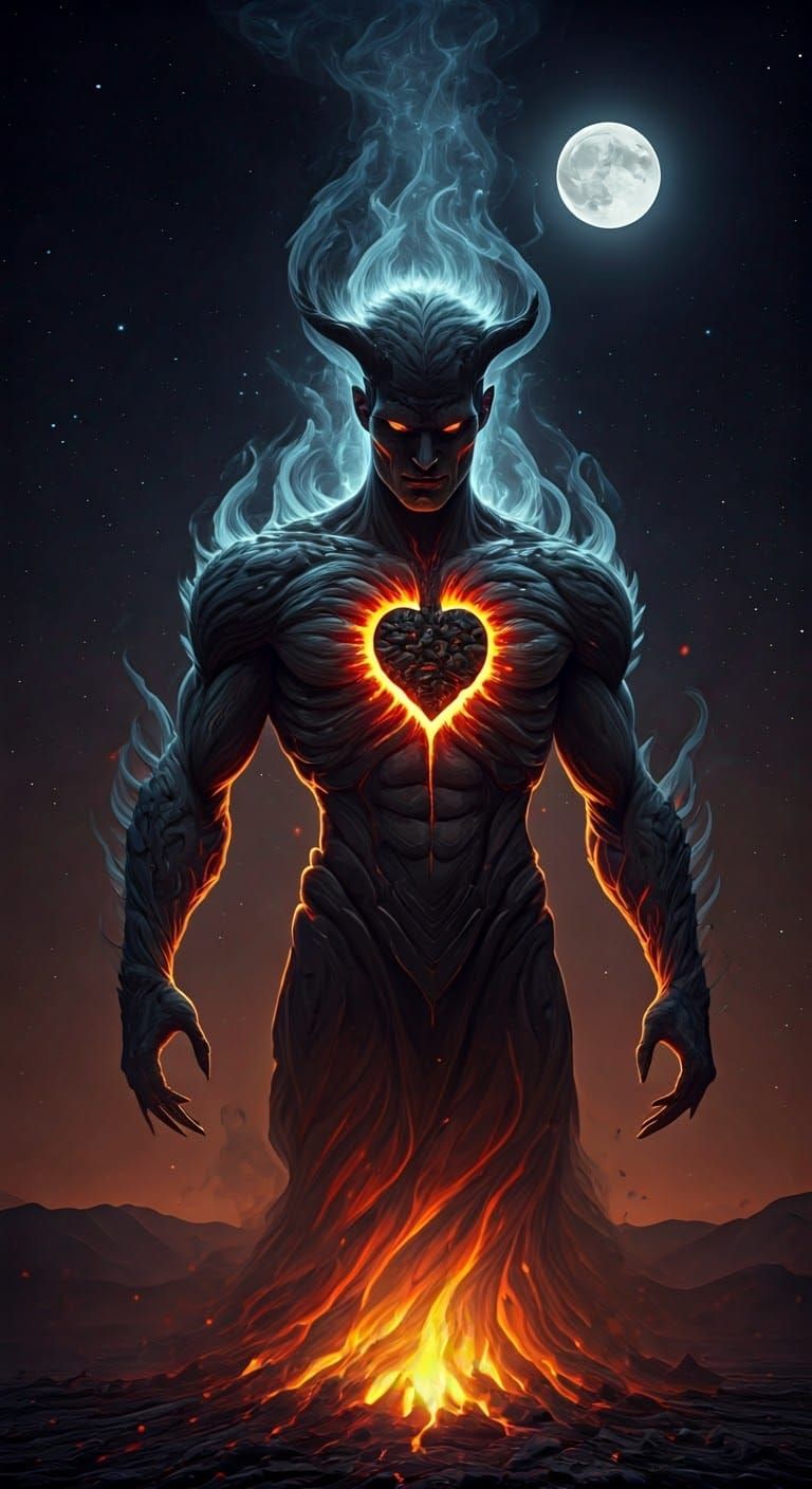 Smoldering Smoke Monster with Iron Heart