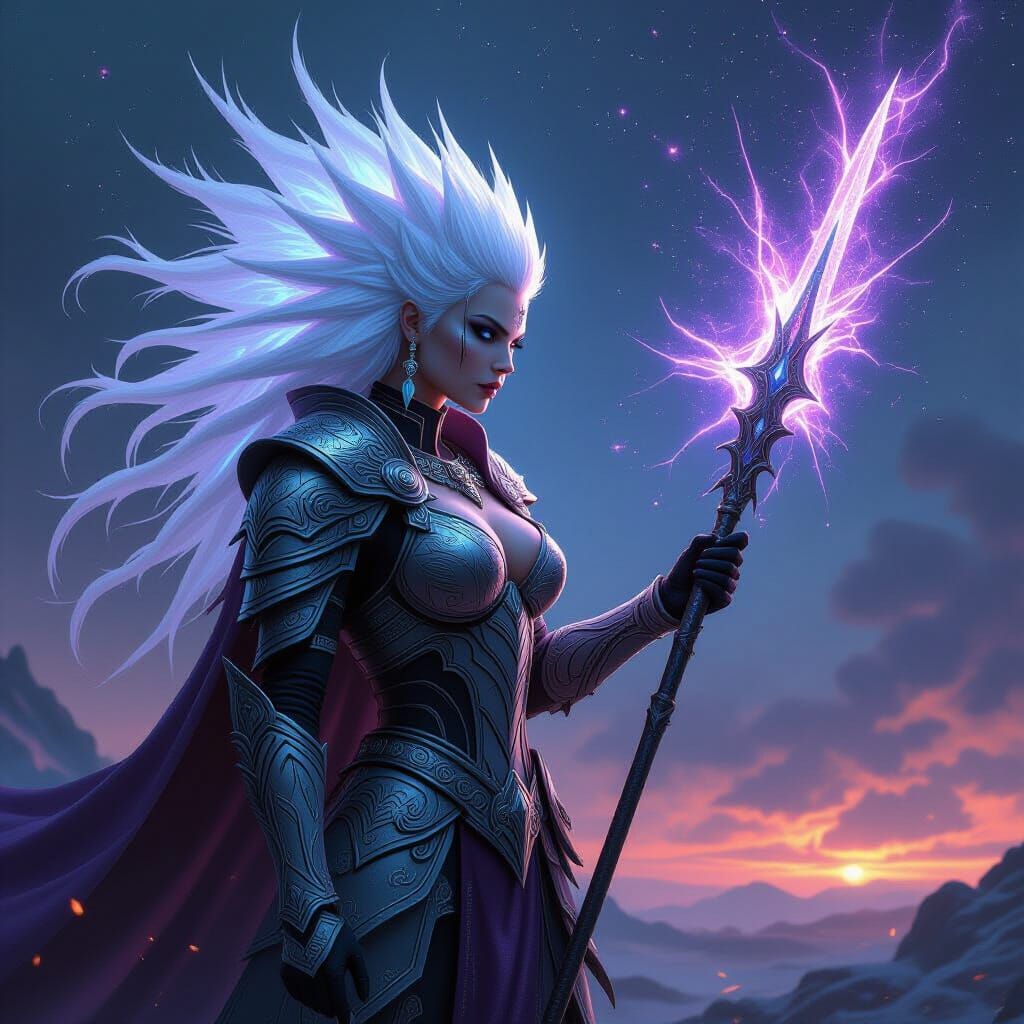 Valkyrie Warrior on Nebula Battlefield