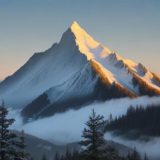 Paraglider Soaring Through Sky