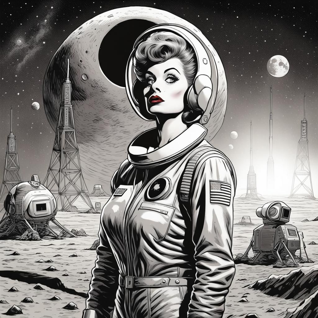 Lucille Ball Moon Landing