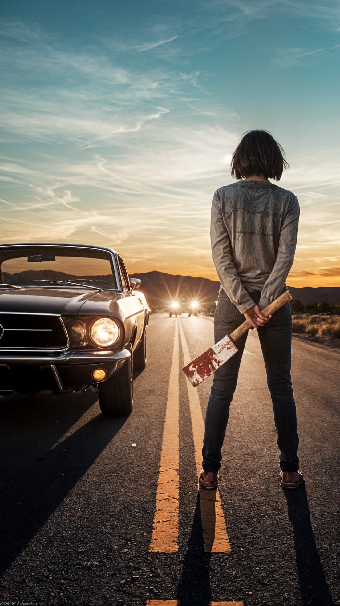 Dark Desert Hitchhiker Unveiled in Cyberpunk Horror