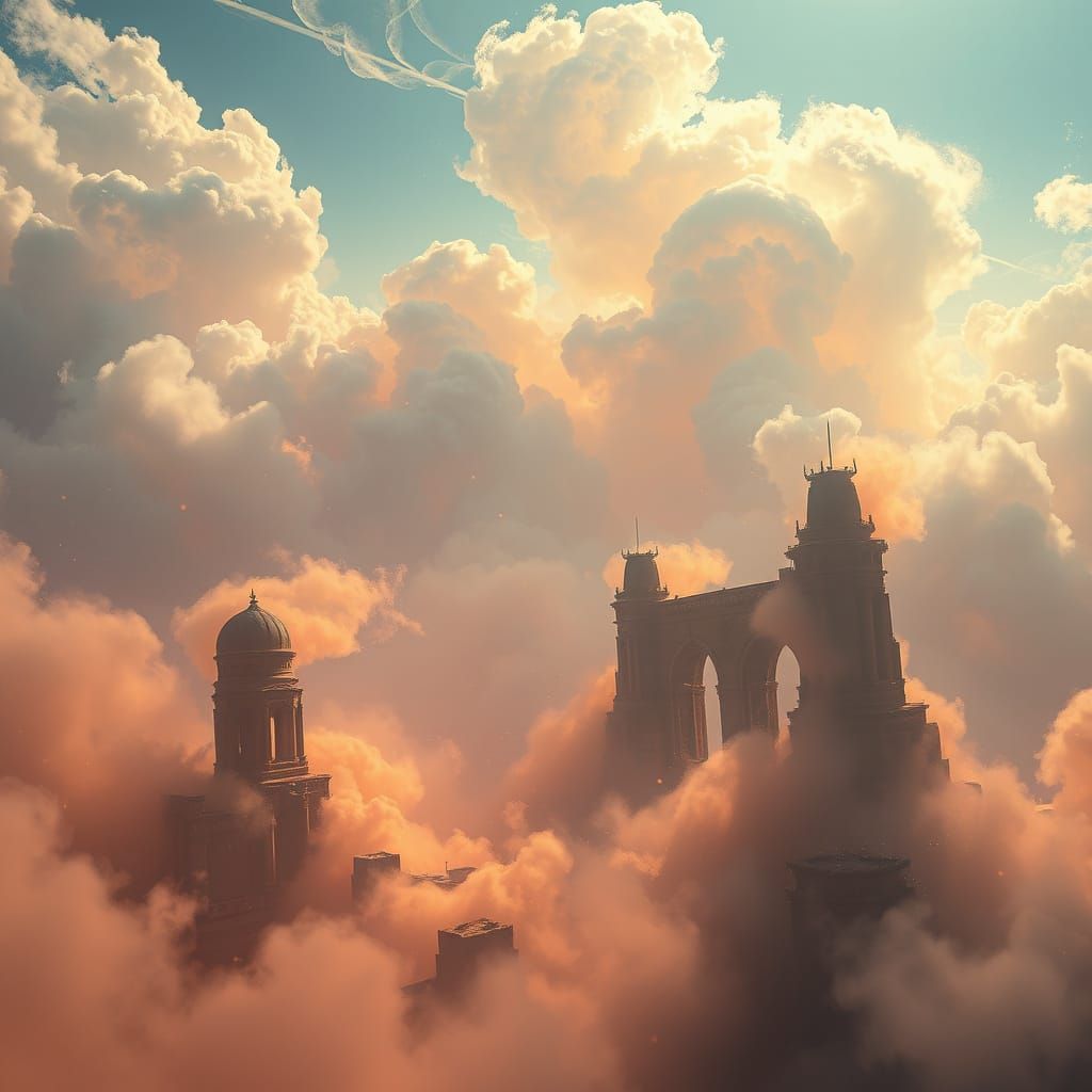 Ethereal Realms of Swirling Air