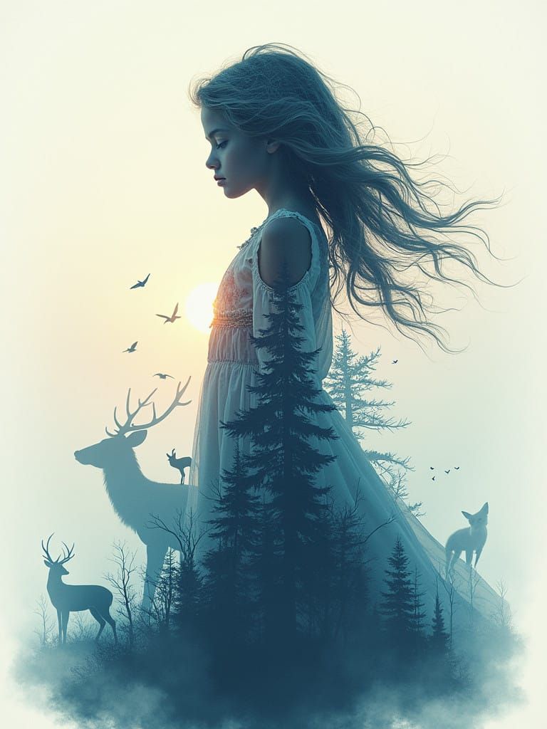 Silhouette - Keep the power of nature in your heart