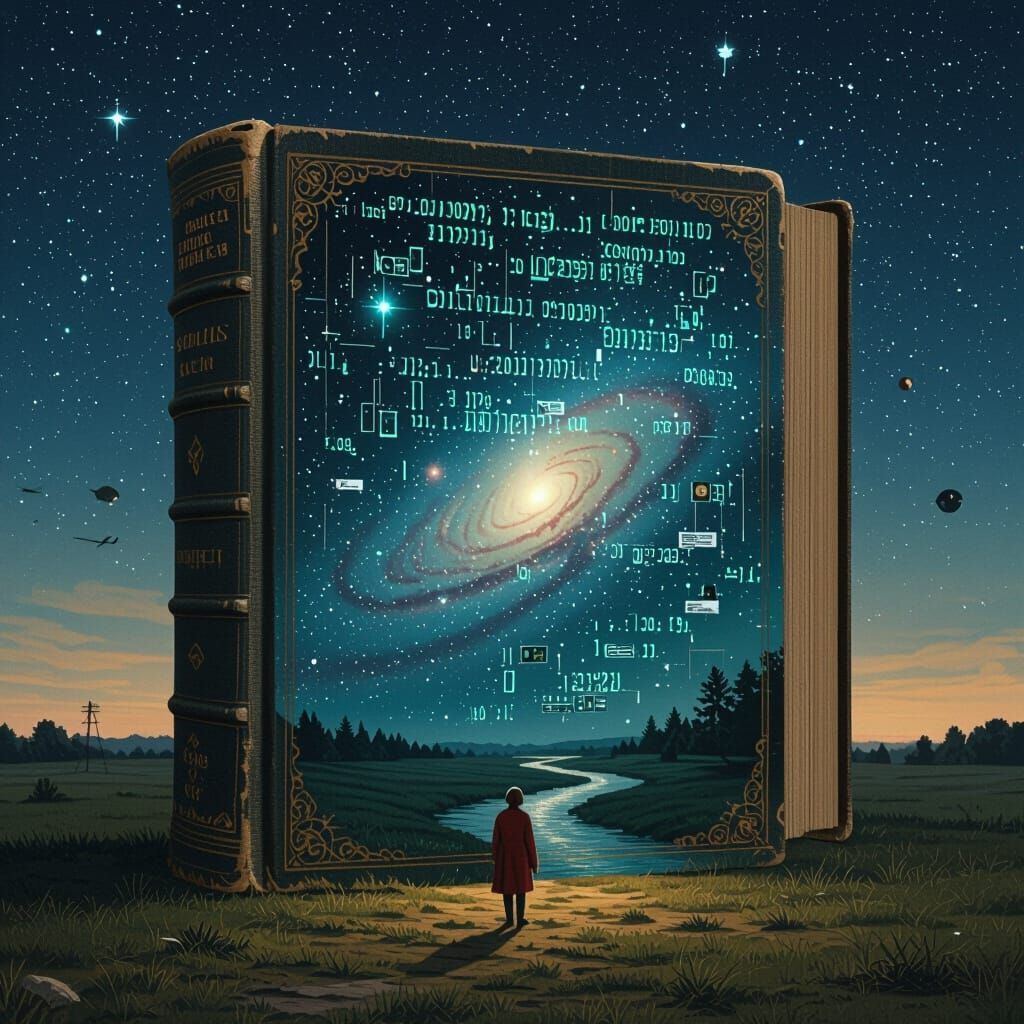 Ancient Book Flows Digital Data to Horizon