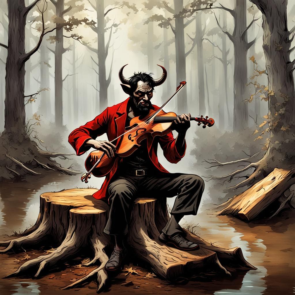 The Devil's Fiddle Duel in Georgia