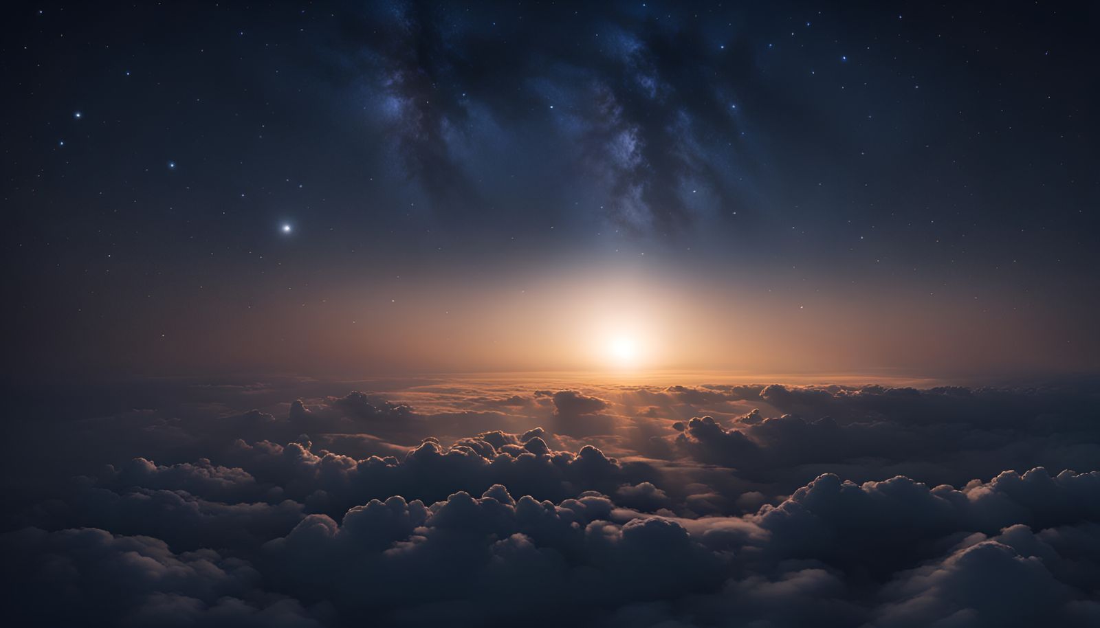 Astrophotography of "Goodnight, Friend" in Night Sky