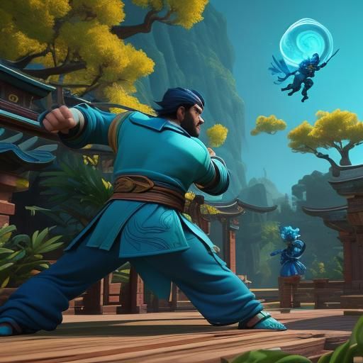 Kung Fu Action in Fantastical 3D Animation