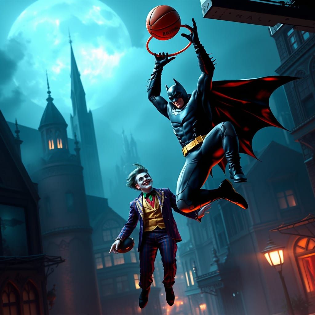 Batman Dominates Joker in a Breathtaking, High-Tech Dunk