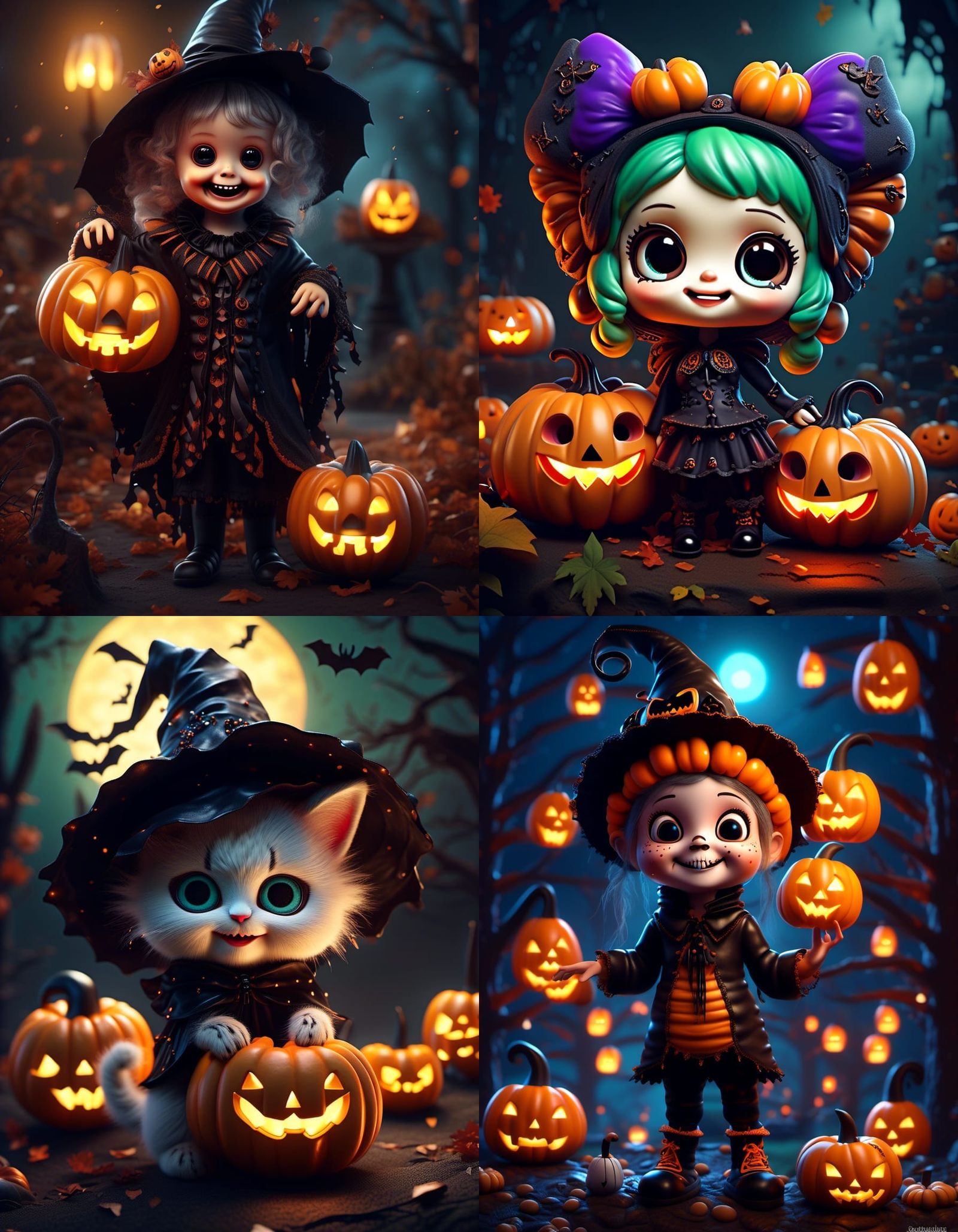 Cute and Creepy 🎃