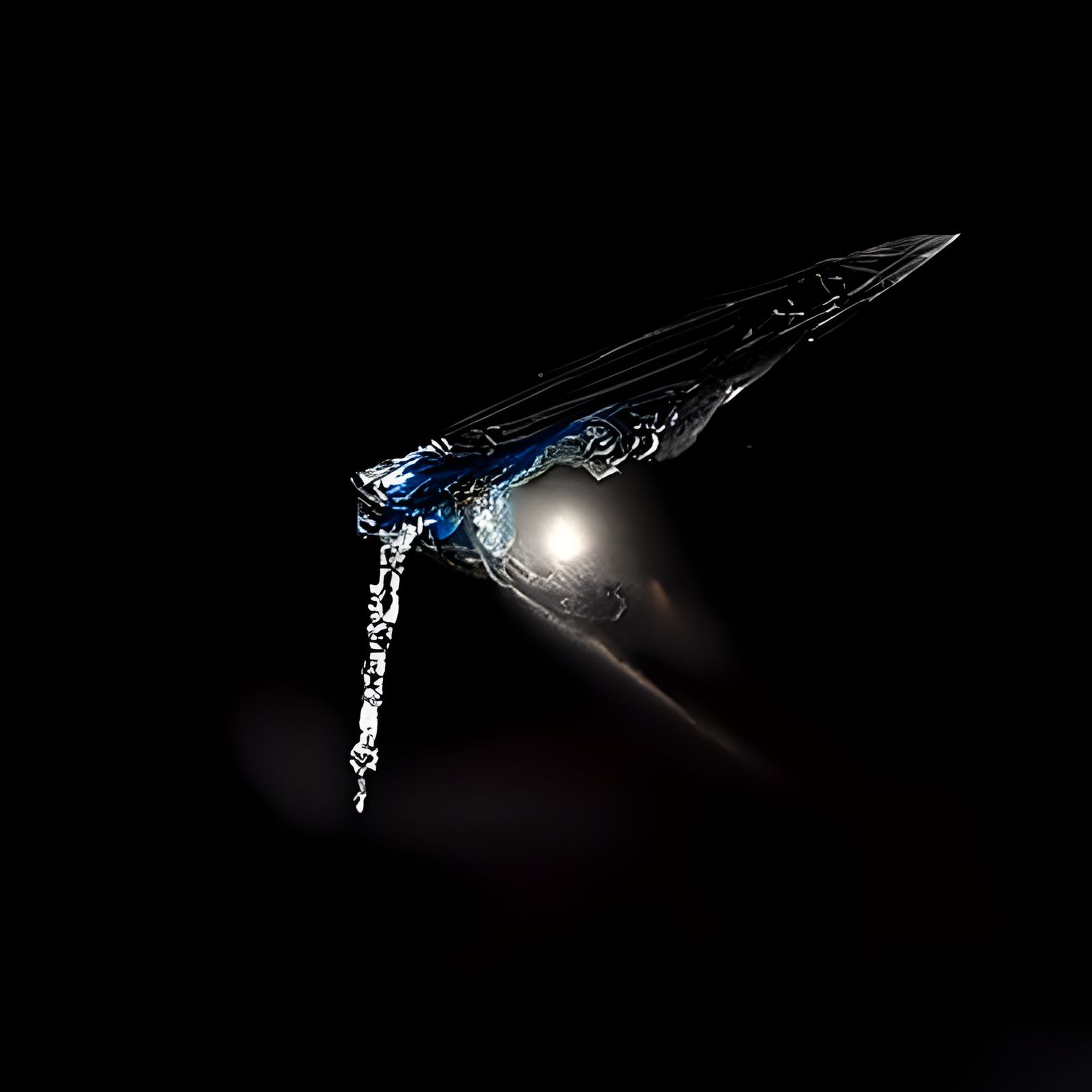 Icy Intergalactic Starship Drifting Through Oort Cloud