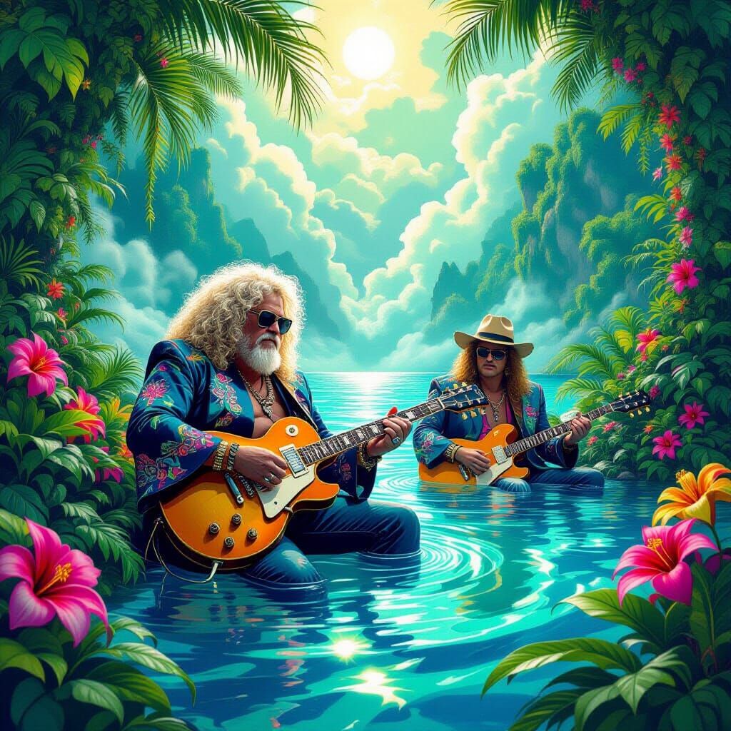 Leslie West and Mountain on Psychedelic Island