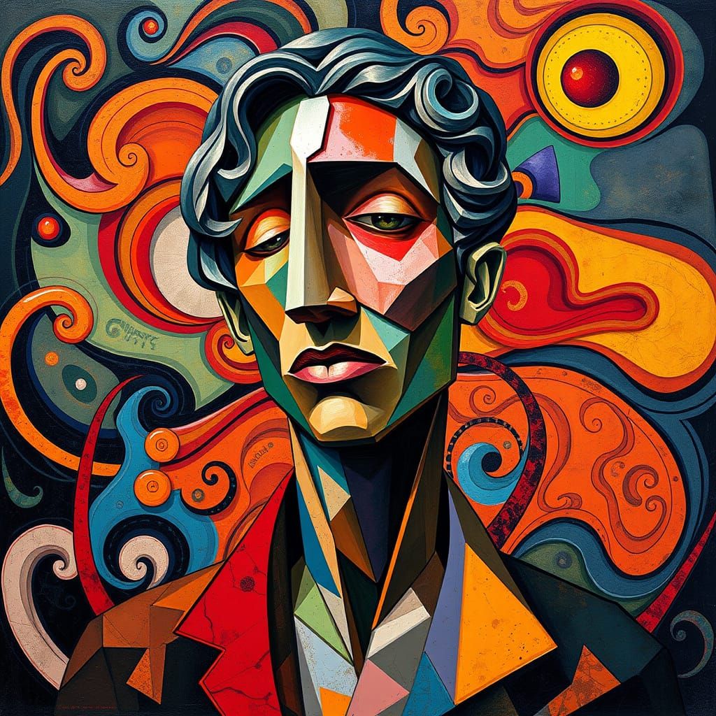 "Cubist portrait" (4)