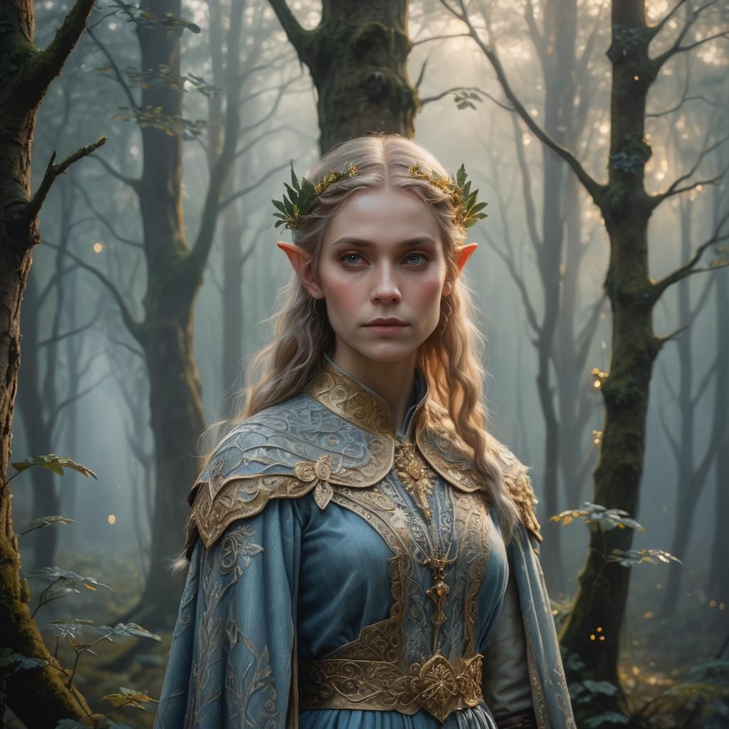 Finnish Elf Portrait in Renaissance Style