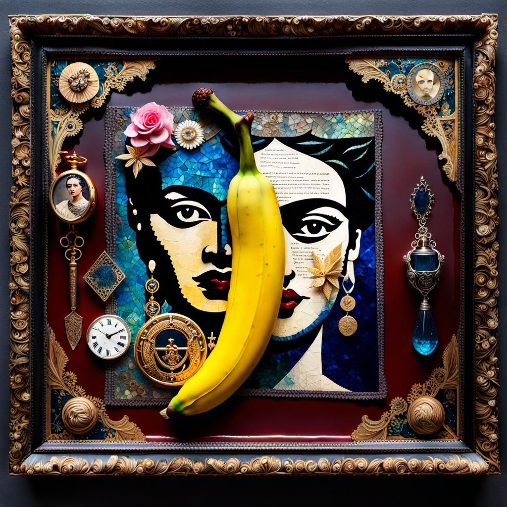 Steampunk Still Life Portrait with Antique Elements