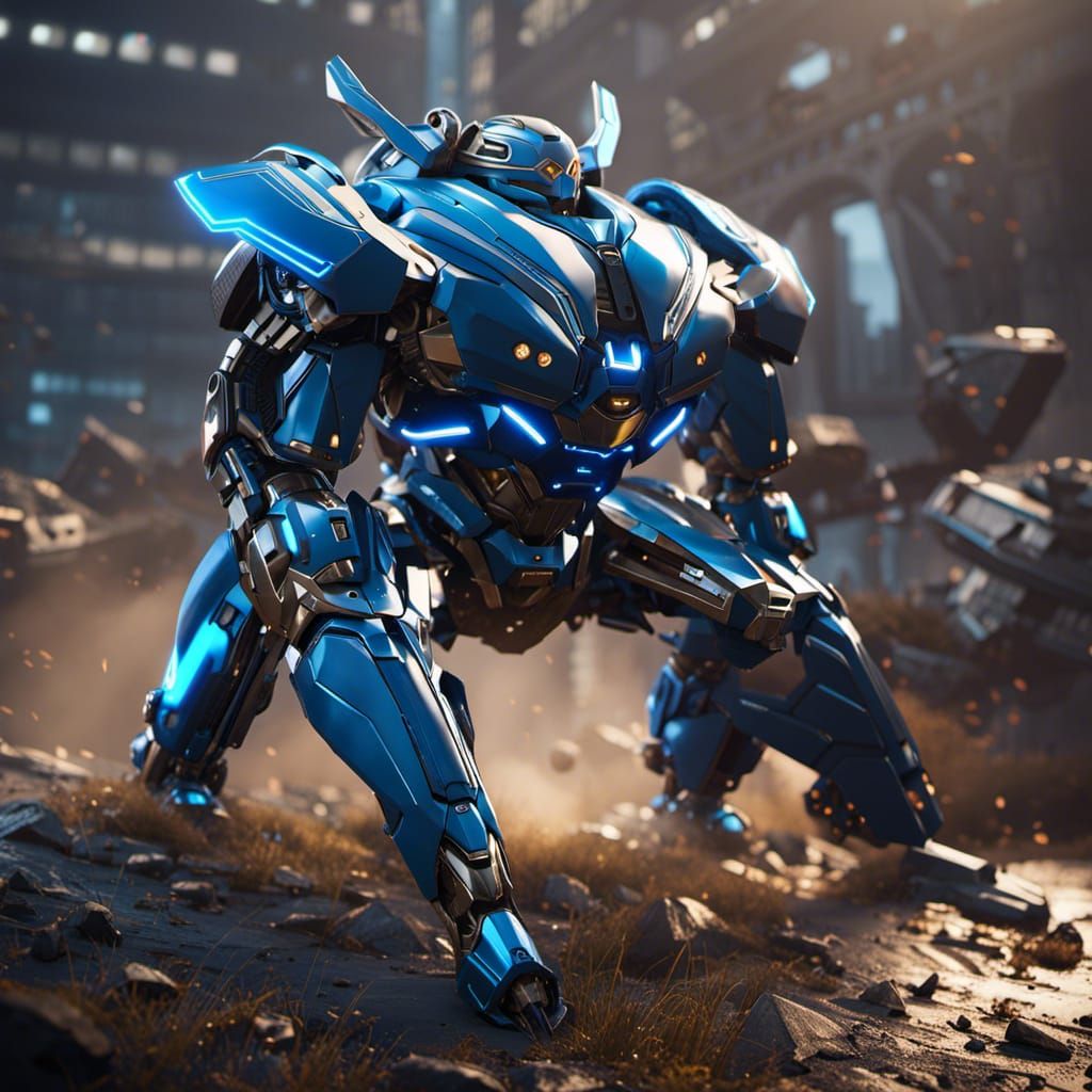 Mechanized Blue Beetle