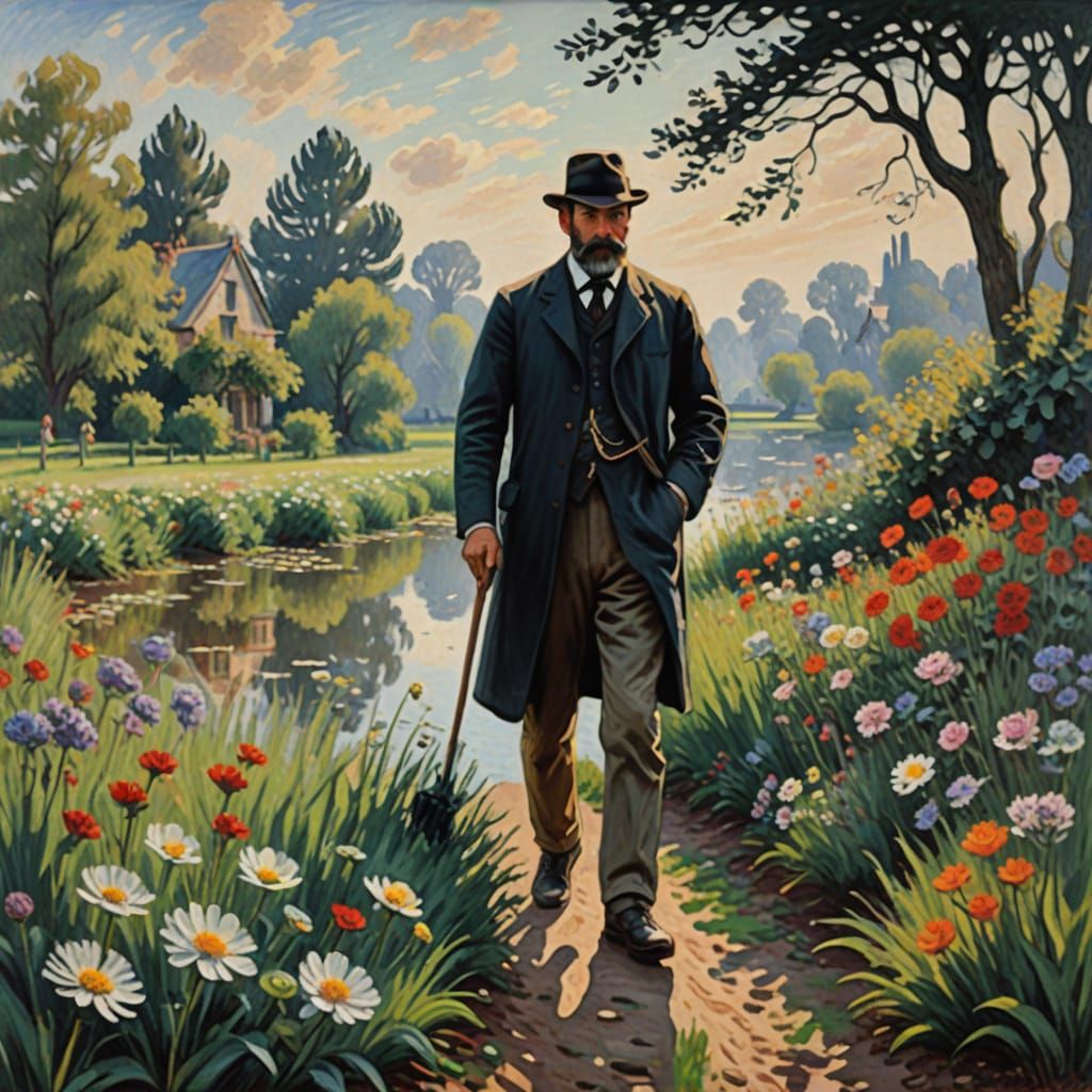 Living Life to the Full, in Impressionist Style