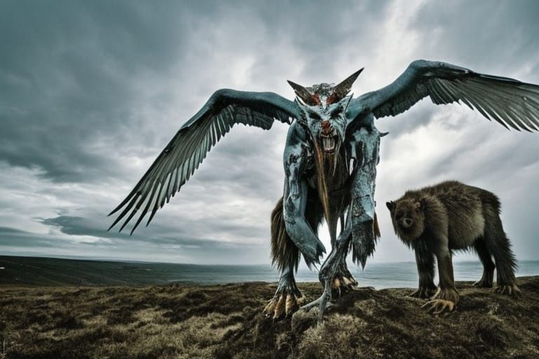 Metallic Portal to the Universe: Dystopian Digital Art