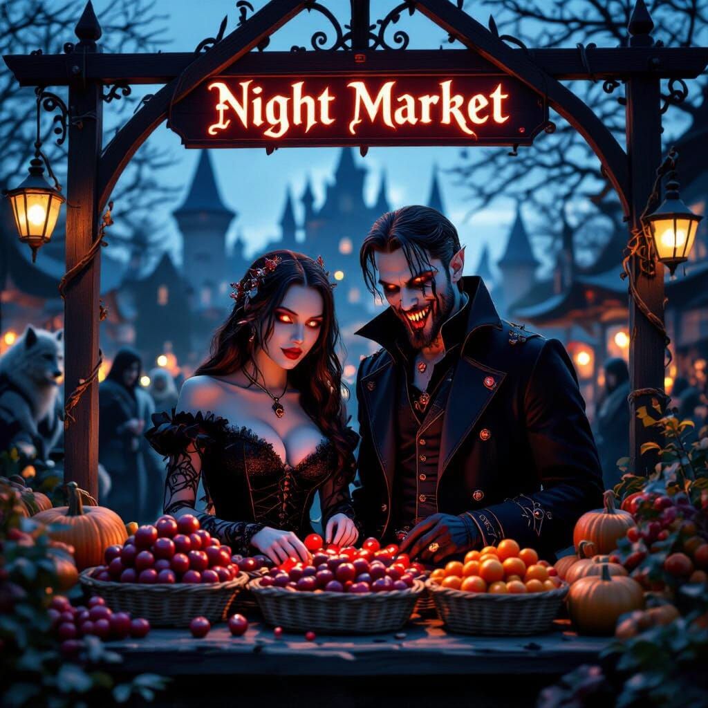 Twilight Vampire Night Market at Gothic Castle