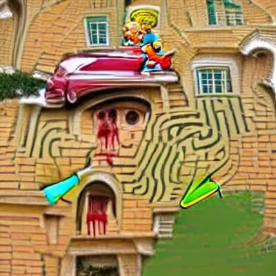 Surreal Nightmare: Pinocchio's Twisted Mansion