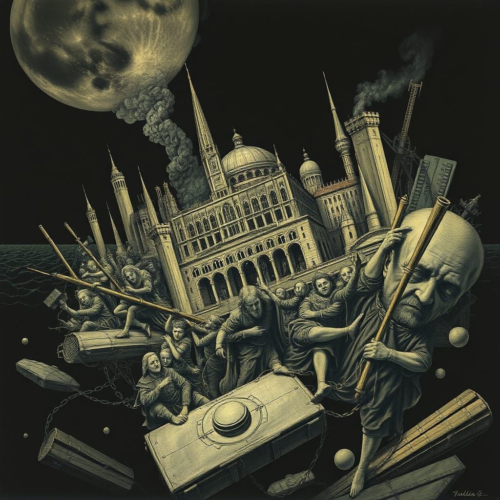 Atlantis Sinking: Despair in a Haunting Style