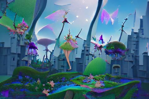 Enchanting Fairy World Landscape