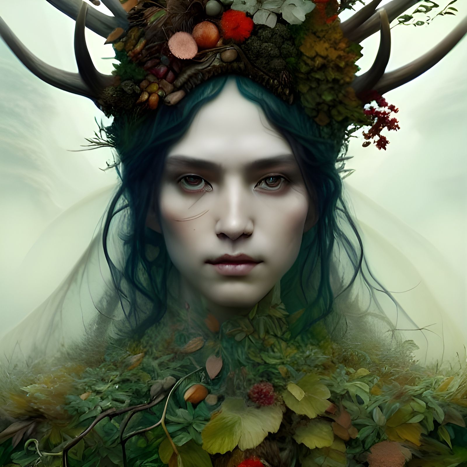 Antlered Forest God of Autumnal Harvest