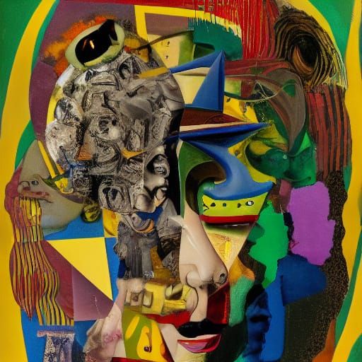 Surreal Pop Art Masterpiece: A Social Critique