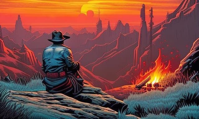 Soft music by Ennio Morricone is played...