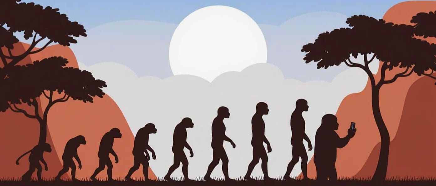 Primate Holding Cell Phone