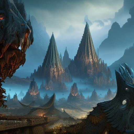 Fantastical Sword and Sorcery Concept Art