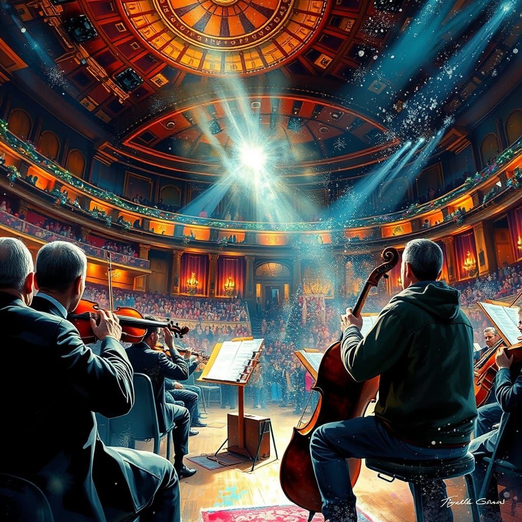 Ethereal Musician Performs on Royal Albert Hall Stage