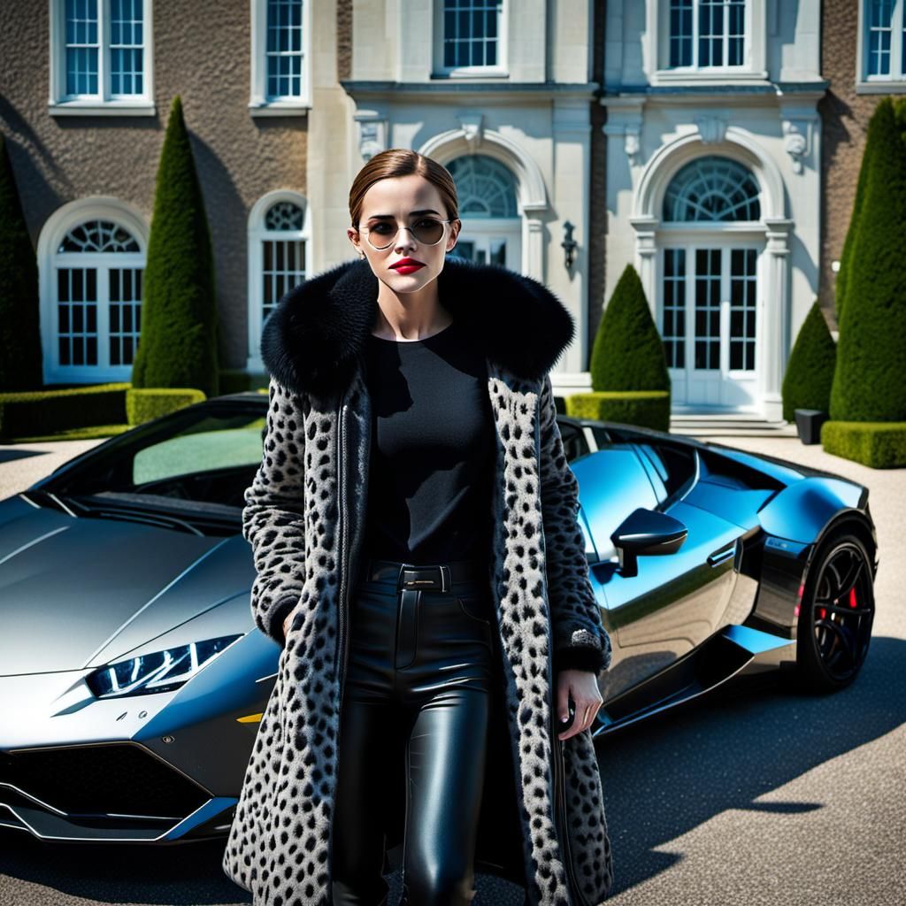 High School Mean Girl in Hyperrealistic Photo