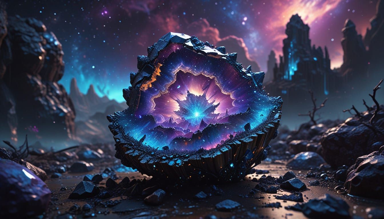 Galactic Geode on Post-Apocalyptic Plain