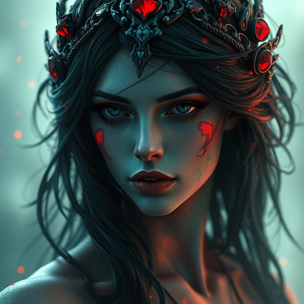 Goddess of Death in Triadic Colors