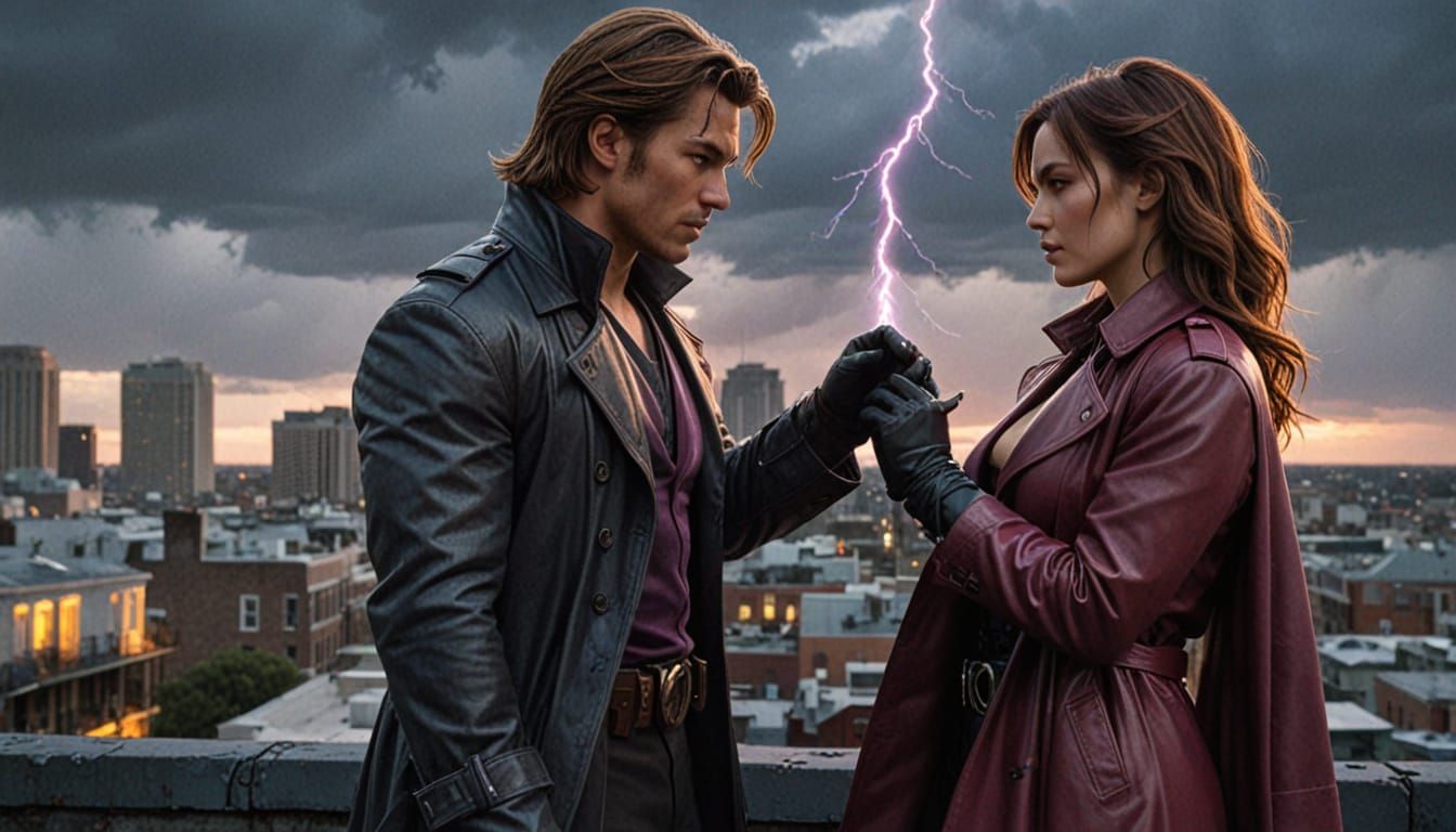 Gambit and Rogue: Comic Book Power, Painterly Realism