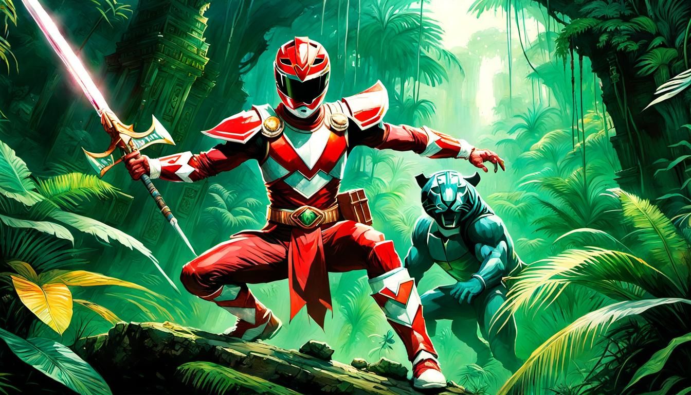 Jungle Power Ranger Hunting at Mayan Temple