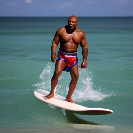 Mike Tyson Hangs Ten: The Surfing Boxer