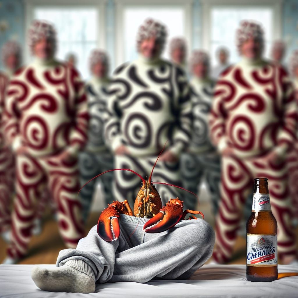 I've Got A Lobster in my Sweatpants Drinking A Coors