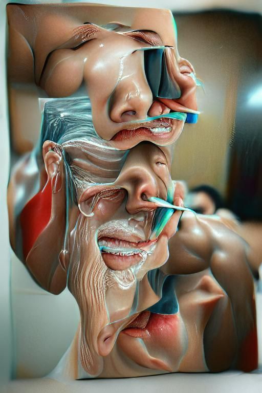 Hyperrealistic 3D Rendered Object