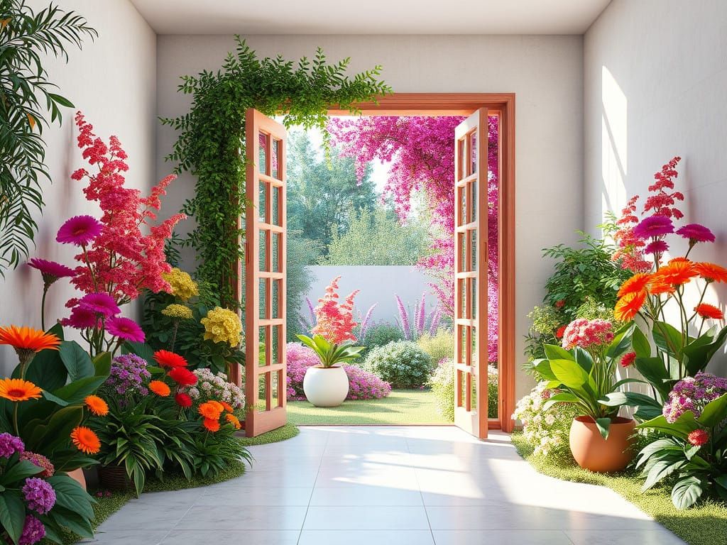 Vibrant Garden Expands into Home in Stunning 3D